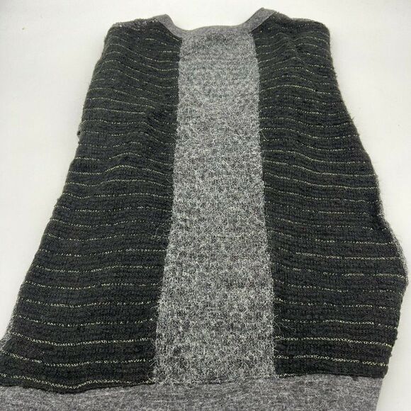 Miss Me Black/Gray Sequin Shoulder Women’s Cardigan Small - Picture 6 of 6